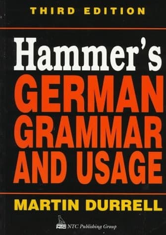 Tapa de Hammer's German grammar and usage
