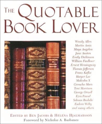 Tapa de The Quotable Book Lover (Quotable)