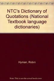 Tapa de NTC's dictionary of quotations