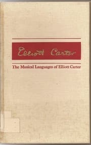 Tapa de The musical languages of Elliott Carter
