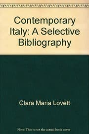 Tapa de Contemporary Italy