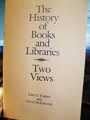 Tapa de The history of books and libraries
