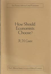Tapa de How should economists choose?