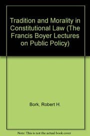Tapa de Tradition and morality in constitutional law