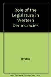 Tapa de The Role of the legislature in Western democracies