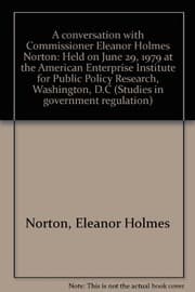 Tapa de A conversation with Commissioner Eleanor Holmes Norton
