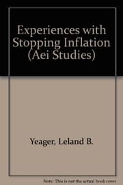 Tapa de Experiences with stopping inflation