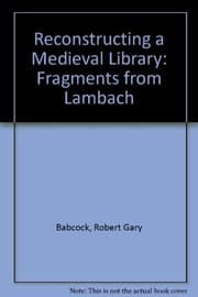 Tapa de Reconstructing a medieval library