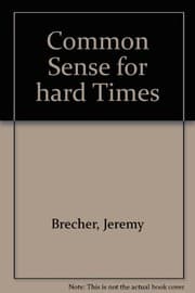 Tapa de Common sense for hard times