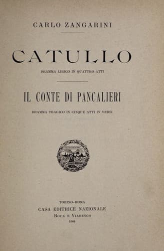 Tapa de Catullo