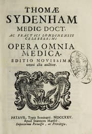 Tapa de Thomae Sydenham ... Opera omnia medica
