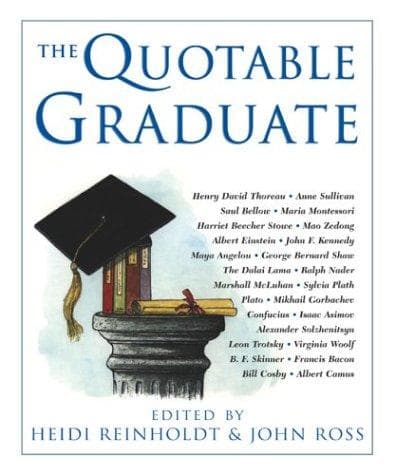 Tapa de The quotable graduate