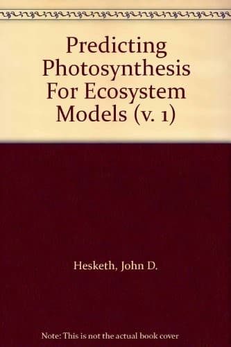 Tapa de Predicting Photosynthesis For Ecosystem Models (v. 1)