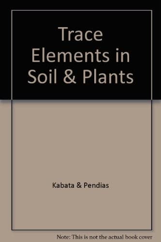 Tapa de Trace elements in soils and plants