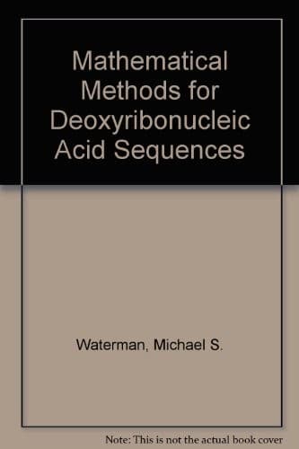 Tapa de Mathematical methods for DNA sequences