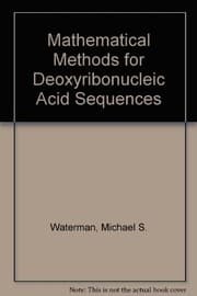 Tapa de Mathematical methods for DNA sequences