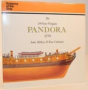 Tapa de The 24-gun frigate Pandora 1779