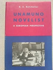 Tapa de Unamuno - novelist