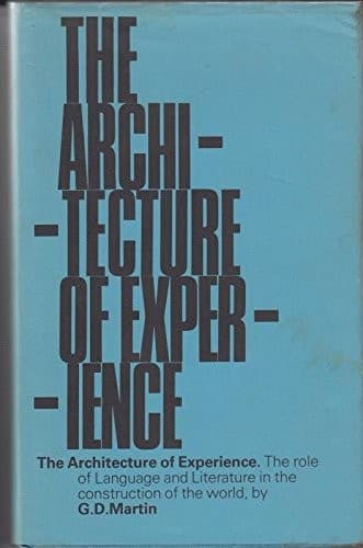 Tapa de The architecture of experience