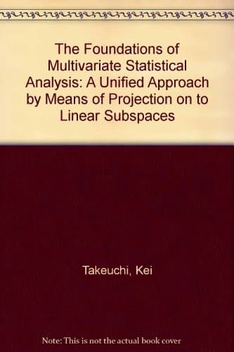 Tapa de The foundations of multivariate analysis