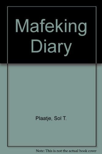 Tapa de Mafeking diary