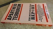 Tapa de Apartheid Terrorism : The Destabilization Report