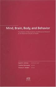 Tapa de Mind, brain, body, and behavior