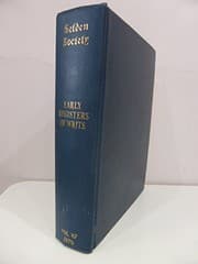 Tapa de Early registers of writs