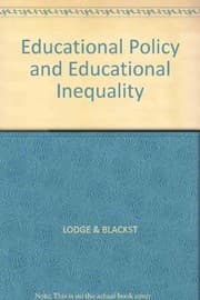 Tapa de Educational policy and educational inequality