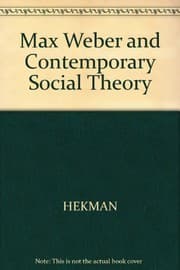 Tapa de Max Weber and contemporary social theory