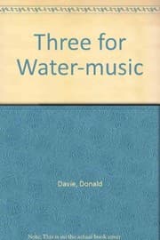 Tapa de Three for water-music ; and, The shires