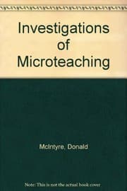 Tapa de Investigations of microteaching