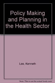 Tapa de Policy-making and planning in the health sector