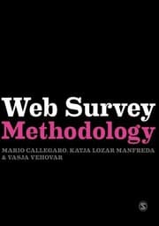 Tapa de Web Survey Methodology (Research Methods for Social Scientists)