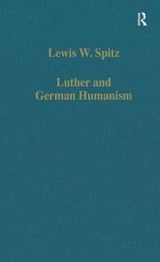 Tapa de Luther and German humanism