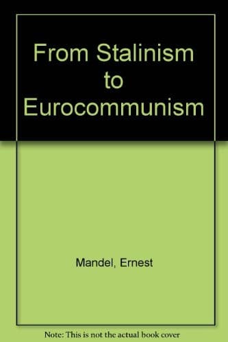 Tapa de Critique de L'eurocommunisme