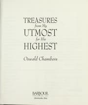 Tapa de Treasures (From My Utmost For His Highest)