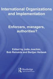 Tapa de International organizations and implementation