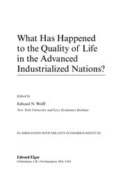 Tapa de What has happened to the quality of life in the advanced industrialized nations?