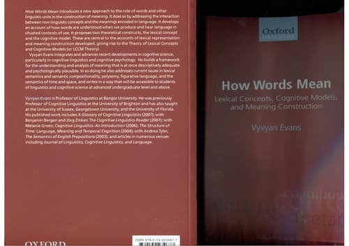 Tapa de How words mean