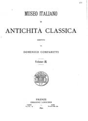 Tapa de Museo italiano di antichità classica ...