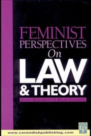 Tapa de Feminist perspectives on law & theory
