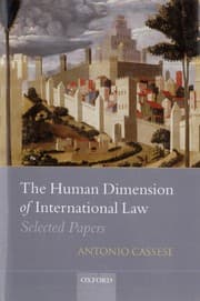 Tapa de The human dimension of international law