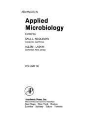 Tapa de Advances in applied microbiology