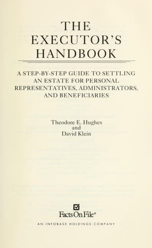 Tapa de The executor's manual