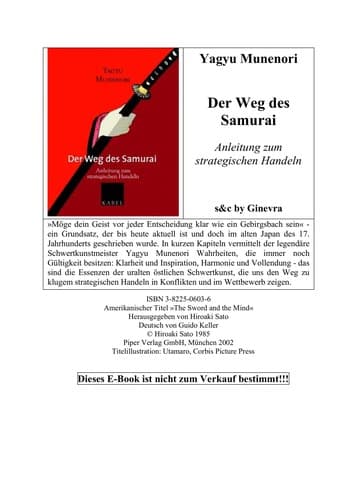 Tapa de Der Weg des Samurai