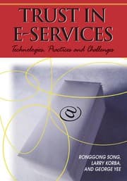 Tapa de Trust in E-services