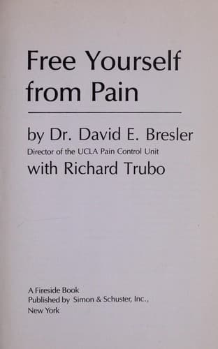 Tapa de Free yourself from pain