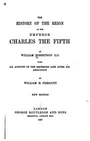 Tapa de The History of the Reign of the Emperor Charles the Fifth