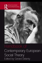Tapa de The handbook of contemporary European social theory